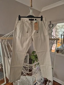 Indicode Herren Leinenhose Veneto-Stoffhose Chino Hose Pants Leichte Sommerhose - Bild 1 von 6