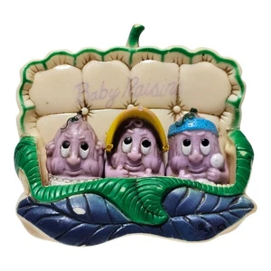 Vintage Giftco Memo Buddies Baby Raisins Anthropomorphic Refrigerator Magnets - Picture 1 of 16