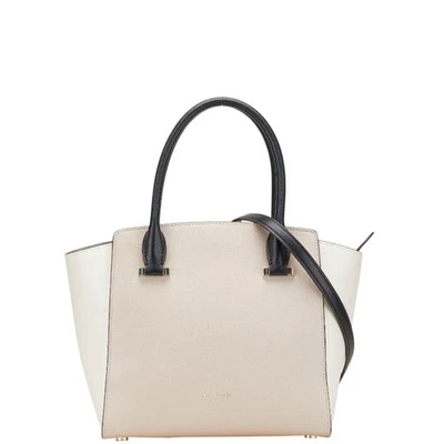 Kate Spade 2-Way Tote Bag/Shoulder Bag in Pink, White, and Black Leather for Wom - Image 1 of 4