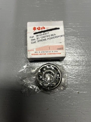 Cojinete izquierdo Suzuki OEM para DR-Z125L 2012-2019 número de pieza 08123-63017  Foto 1 de 2