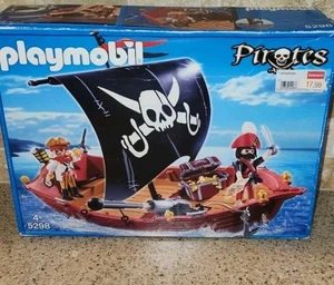 2 Playmobil 5298 Piraten Sets, eines komplett und eines unvollständig siehe Bilder - Bild 1 von 21
