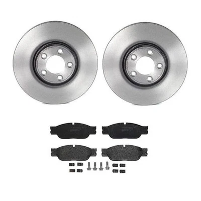 Kit de frenos de disco delanteros Brembo KT04193 PRIME con pastillas bajas en metal para Jaguar XJ8 Foto 1 de 3