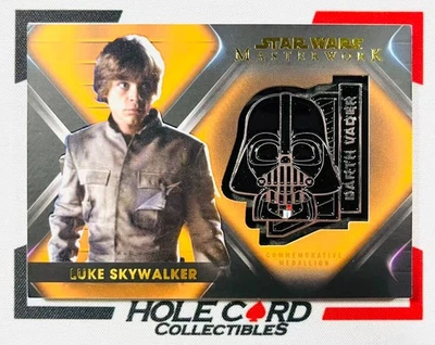 LUKE SKYWALKER 2021 Topps Star Wars Masterwork Character Medallions Orange 03/10 - Image 1 of 2