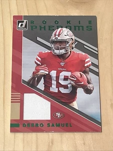 2019 Donruss Deebo Samuel Rookie Phenoms Player Worn Jersey Patch RC 49ers - Picture 1 of 1