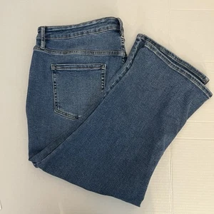 Pantalones de mezclilla para mujer Ava & Viv azules talla 24 corte bota 5 bolsillos 25” entrepierna - Imagen 1 de 8