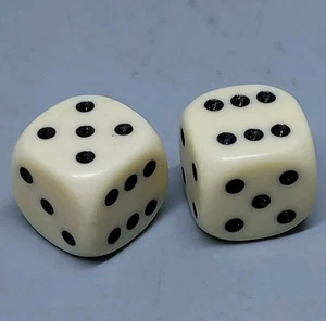 Vintage Franklin Mint Monopoly Collector's Edition Dice - Picture 1 of 3