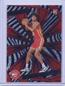 2024-25 Panini Revolution - Rookies Zaccharie Risacher #104 Blue Storm (RC) - Imagen 1 de 2