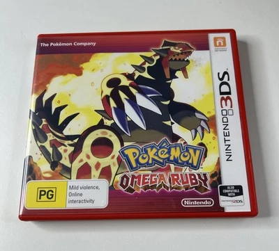 Pokemon Omega Ruby (Nintendo 3DS, 2014) Game PAL VGC CIB - Image 1 of 4
