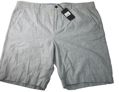 Nuevo con etiquetas Pantalones Cortos Five Four Para Hombre 44 Chino Keystone Gris 9.5" Entrepierna Algodón Foto 1 de 4