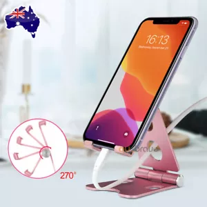 Universal Aluminum Desktop Desk Stand iPad Tablet iPhone Samsung Huawei Holder - Picture 1 of 15