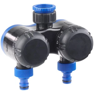 2-fach-Wasserverteiler mit mechanischer Bewässerungsuhr, bis 120 Min. - Bild 1 von 7