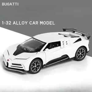 1:32 Bugatti Centennial Dialloy Alloy Diecast Sport Car Model Sound Light Toy  