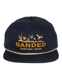 Banded First Flight Flat Bill Cap – Adjustable Snapback Hunting Hat - Picture 1 of 8