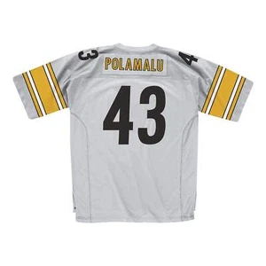 Pittsburgh Steelers #43 Troy Polamalu Mitchell & Ness 100 Aniversario Legac - Imagen 1 de 6
