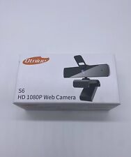 QTNIUE FHD Webcam 1080p, Desktop or Laptop and Smart TV USB Camera  & Microphone