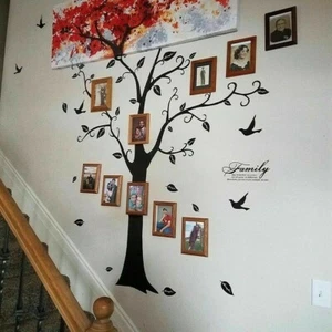 Removable Family Tree Wall Decals Mural Sticker Crafts Art-Vinyl Stickers Adorn - Picture 1 of 8