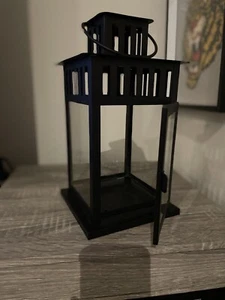Black Indoor/outdoor Lantern - Picture 1 of 3