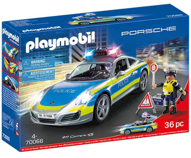 PLAYMOBIL: City Action - Porsche 911 Carrera 4S Police (70066)