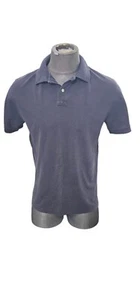 J Crew Mens Reef Polo Shirt Size L Garment-Dyed Blue Cotton - Picture 1 of 7