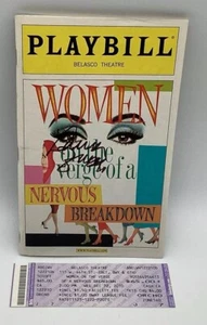 PLAYBILL  Women On The Verge Of A Nervous Breakdown Signed Laura Benanti Plays - Picture 1 of 10