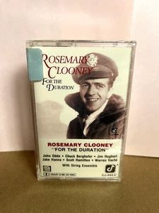 Rosemary Clooney "For The Duration" brand new cassette factory sealed - Picture 1 of 3