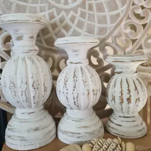 Hampton Style Candle Holders - Picture 1 of 4
