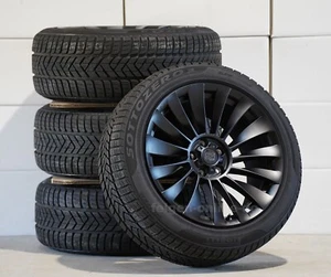 Winter Kompletträder 19 Zoll MSW 37T black + Hankook + BLE für Tesla Model Y - Bild 1 von 5