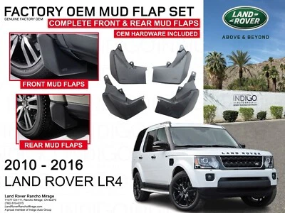 Protectores contra salpicaduras delanteros + traseros (OEM) guardabarros Land Rover LR4 Discovery 4 2010-2016 Foto 1 de 4