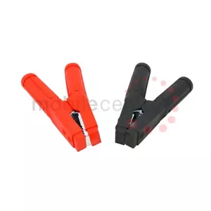 Replacement Battery Booster Jump Cable Lead Alligator Clamps One Red One Black - Picture 1 of 3