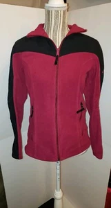 Columbia Pink & Black Fleece Jacket Women's Size Small - Bild 1 von 6