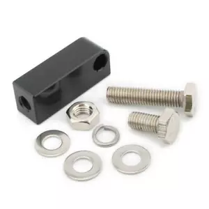 5.75" 7"In Headlight Mount Black Bracket For Harley for Softail FXST Wide Glide - Foto 1 di 5