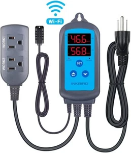 WiFi Humidifier Dehumidifier Humidity Controller 120V Sausage Storage Wet Fan US - Picture 1 of 13