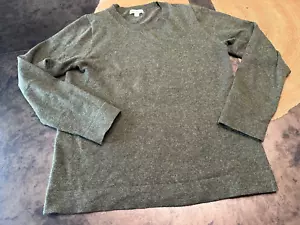 J CREW MERCANTILE GRÜNER PULLOVER AUS BAUMWOLL-WOLLMISCHUNG MIT RUNDHALSAUSSCHNITT DAMEN GRÖSSE M - Bild 1 von 5