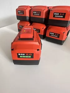 Hilti Akku B22 8,0 Ah 2021 original inkl. MwSt. - Bild 1 von 2