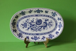 Winterling Alt Coburg Zwiebelmuster Servierplatte Platte Echt Cobalt 28,5 x 18 - Picture 1 of 1