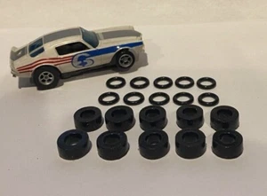 20 Urethane Tires For AFX Aurora Front and Rear HO Slot Car - Picture 1 of 1