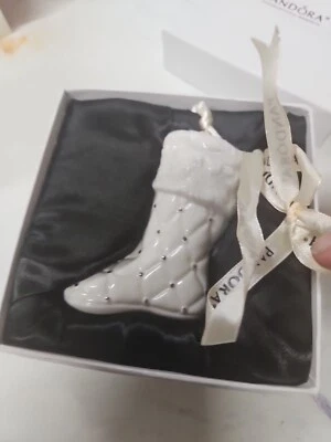 Pandora Unforgettable Moments Christmas Ornament Stocking 2012 Foto 1 de 4
