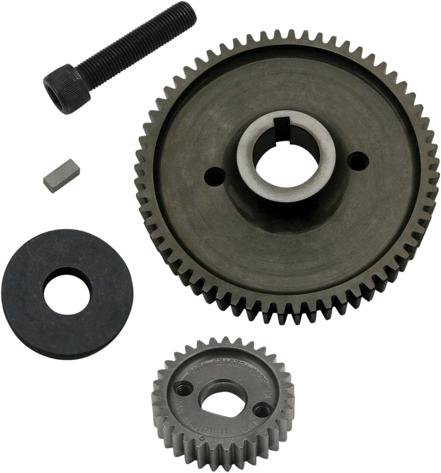 Kit de engranajes de transmisión de leva exterior de ciclo S&S para motor Harley 1999-2006 de doble leva 33-4276 Foto 1 de 1