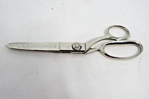 Vintage WISS Pinking Shears Scissors Model C Made in NJ USA 9" Nice Condition - Picture 1 of 5