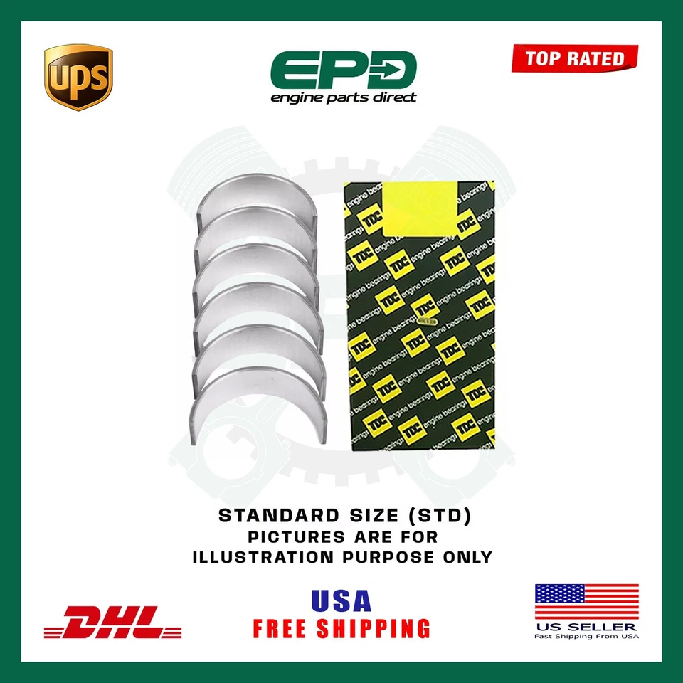 FORD FOCUS FIESTA ECOBOOST M1DA COJINETE BIELA STD 1.0L MOTOR GASOLINA CM5G6211DA Foto 1 de 1