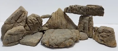 AQUARISTONE Aquarium & Garden Stone Aquascaping Landscaping 30 lbs. Elephant Skin Stone