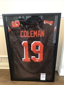 Corey Coleman Autographed Jersey LEAF COA Cleveland Browns nfl signed rookie - Picture 1 of 3