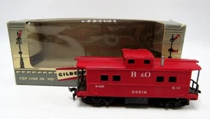 Gilbert HO Scale B&O Caboose in Original Box - NICE! - Picture 1 of 1
