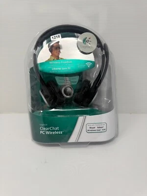 Logitech ClearChat PC Wireless Headset USB Noise Cancelling Mic New Sealed - Image 1 of 2