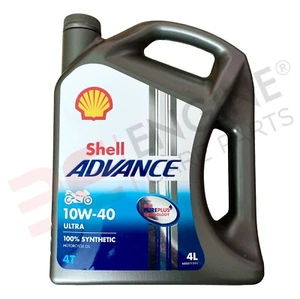 Shell Advance Ultra 4T 10W-40 Aceite De Moto Sintético 10W40 4 Litros 4L - Imagen 1 de 6