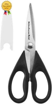 All Purpose Kitchen Shears with Protective Sheath Durable Stainless Steel Scisso - Image 1 of 4