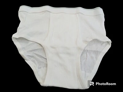 Mutanda Uomo Vita Alta Aperta Costina Bianca Liabel 5031 Taglia 4. - SALDO - Immagine 1 di 3