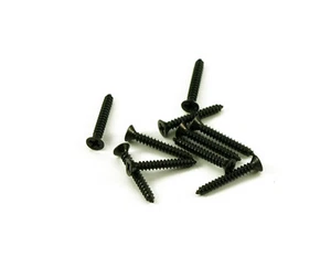 SHORT HUMBUCKER MOUNTING RING BLACK SCREWS (10) FITS GIBSON HUMBUCKER PICKUPS  - Picture 1 of 1