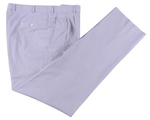 NEW Brooks Brothers Tan Cotton SEERSUCKER Pleated Front Dress Pants 40 NWT - Picture 1 of 7