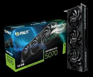 PALIT RTX5070 INFINITY 3 12GB GDDR7 192bit 3-DP HDMI NE75070019K9-GB2050S - Picture 1 of 1
